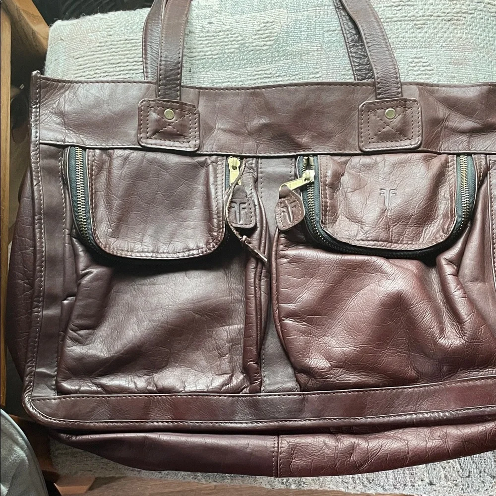 Frye Brown Leather Men's Bag